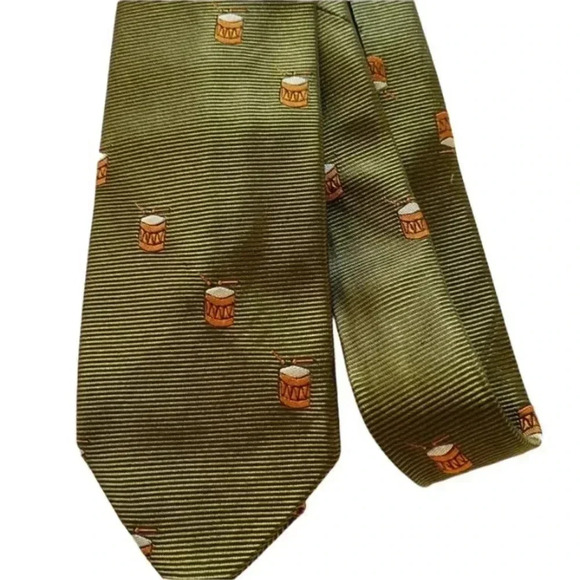 Saks Fifth Avenue Mens Vintage Silk Tie - Picture 2 of 5
